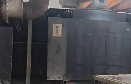 钢壳炉熔炼现场